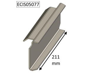 ECIS05077 Parkray RIGHT Side Plate  |  Aspect 5 Slimline  |  Aspect 8 Slimline